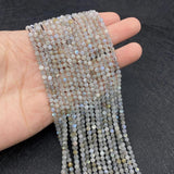 Grey Apatite Stone Beads for DIY Jewelry Making 2mm 3mm 4mm