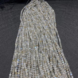 Grey Apatite Stone Beads for DIY Jewelry Making 2mm 3mm 4mm