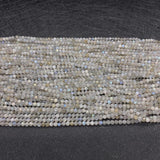 Grey Apatite Stone Beads for DIY Jewelry Making 2mm 3mm 4mm