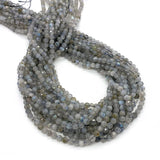 Grey Apatite Stone Beads for DIY Jewelry Making 2mm 3mm 4mm
