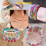 350pcs 6mm Polymer Clay Beads DIY Jewelry Making
