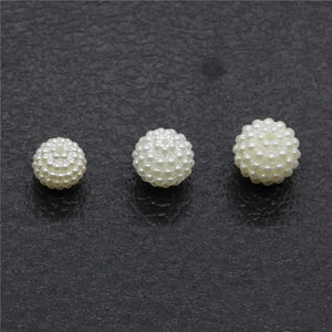 100pcs Bayberry Beads Pearl Round Loose Europe Jewelry Bracelet DIY Crafts