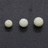 100pcs Bayberry Beads Pearl Round Loose Europe Jewelry Bracelet DIY Crafts