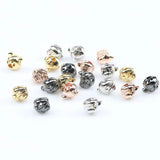 CZ Pig Head Beads Copper Spacer Beads 3pcs/lot