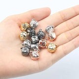 CZ Pig Head Beads Copper Spacer Beads 3pcs/lot