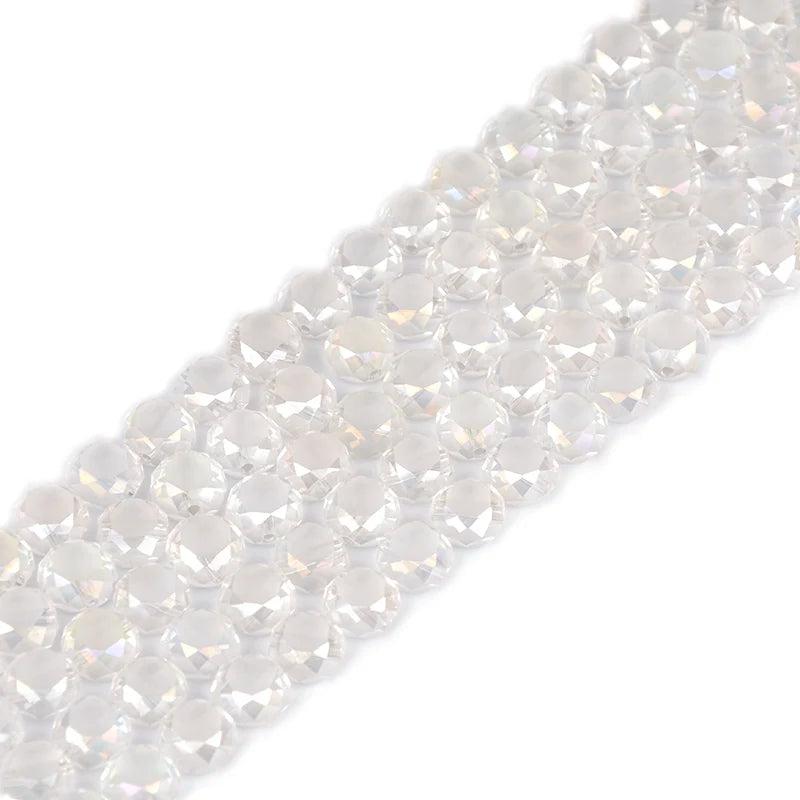 100pcs 5*8mm Matte Austrian Crystal Beads for Jewelry Making