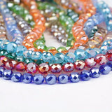 100pcs 5*8mm Matte Austrian Crystal Beads for Jewelry Making