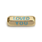 Meibeads Enamel Copper Beads YOU ARE LOVED Charm