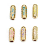Meibeads Enamel Copper Beads YOU ARE LOVED Charm