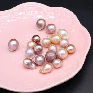 Baroque Pearl Purple Beads DIY Jewelry Making Necklace Bracelet Earrings 12-16mm