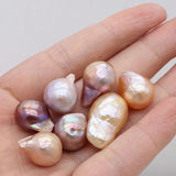 Baroque Pearl Purple Beads DIY Jewelry Making Necklace Bracelet Earrings 12-16mm