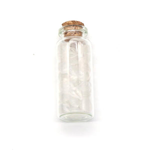 Natural Amethyst Quartz Drift Bottle for DIY Jewelry Making