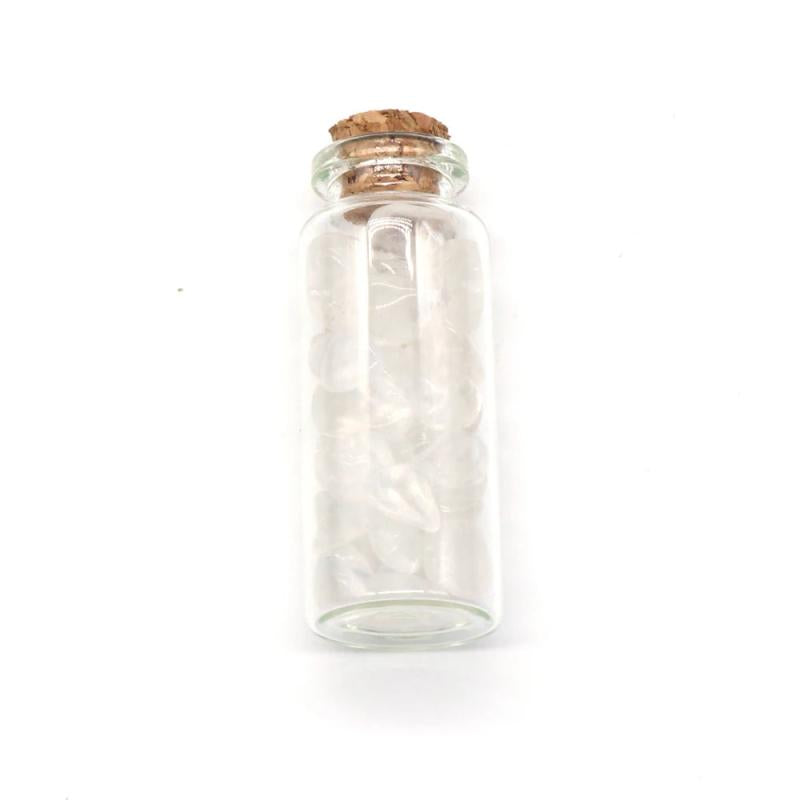 Natural Amethyst Quartz Drift Bottle for DIY Jewelry Making