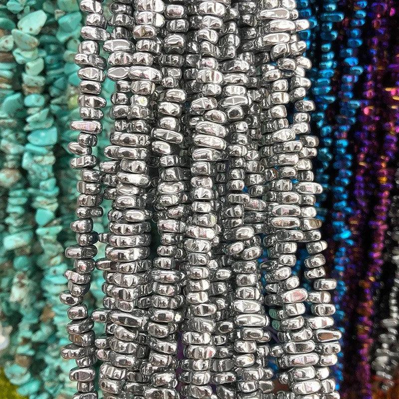 Irregular Mix Small Stone Beads 8MM - 105 Pieces