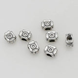 20pcs Big Hole Flower Beads for DIY Jewelry Making