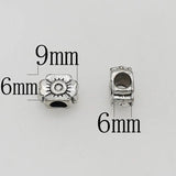 20pcs Big Hole Flower Beads for DIY Jewelry Making