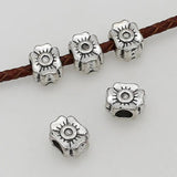 20pcs Big Hole Flower Beads for DIY Jewelry Making