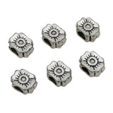 20pcs Big Hole Flower Beads for DIY Jewelry Making