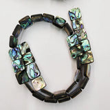 10pcs Abalone Shell Loose Beads 12mm Square Charms Jewelry Making DIY
