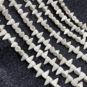 Turquoise Tower Shape Beads for DIY Jewelry Making