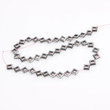 Natural Stone 11mm Hematite Square Beads for DIY Jewelry Making
