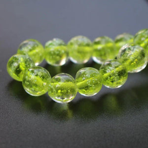 20Pcs/Lot 12mm Simply Round Luminous Lampwork Glass Beads for Jewelry Making