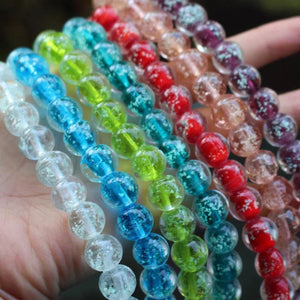 20Pcs/Lot 12mm Simply Round Luminous Lampwork Glass Beads for Jewelry Making