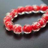 20Pcs/Lot 12mm Simply Round Luminous Lampwork Glass Beads for Jewelry Making