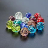 20Pcs/Lot 12mm Simply Round Luminous Lampwork Glass Beads for Jewelry Making