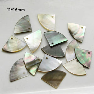 10pcs Abalone Shell Rectangular Pendant for DIY Jewelry Making
