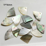 10pcs Abalone Shell Rectangular Pendant for DIY Jewelry Making