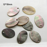 10pcs Abalone Shell Rectangular Pendant for DIY Jewelry Making