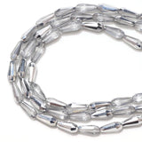 Faceted Drop Glass Beads 4X10/3X7MM Crystal Beads For Jewelry Making