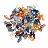 Faceted Drop Glass Beads 4X10/3X7MM Crystal Beads For Jewelry Making