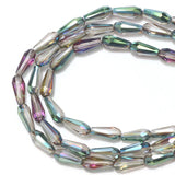 Faceted Drop Glass Beads 4X10/3X7MM Crystal Beads For Jewelry Making