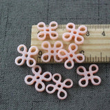 5pcs Natural Freshwater Shell 16mm Carved Flower Beads DIY Jewelry Making