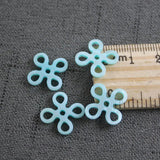 5pcs Natural Freshwater Shell 16mm Carved Flower Beads DIY Jewelry Making