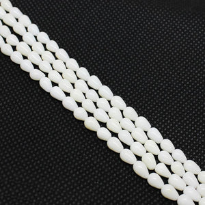 5mm Coral Water Drop Loose Bead High Natural Sea Bamboo Necklace Bracelet