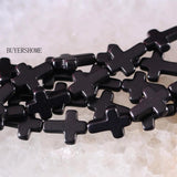 Howlite Cross Beads Pendant Lot of 25 Pieces