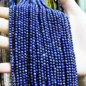 Natural Tourmaline Beads 2-3mm Lapis Lazuli Loose Beads