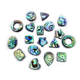 2pcs Abalone Shell Loose Beads Round DIY Jewelry Earrings Necklace
