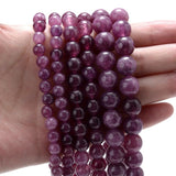 Garnet Red Rose Quartz Natural Stone Beads 4mm