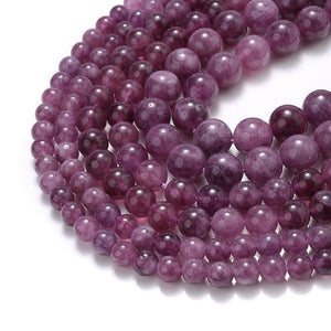 Garnet Red Rose Quartz Natural Stone Beads 4mm