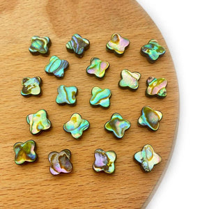 2pcs/pack Natural Abalone Shell Beads 10/12mm DIY Necklace Bracelets