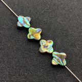 2pcs/pack Natural Abalone Shell Beads 10/12mm DIY Necklace Bracelets