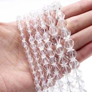 Faceted Crystal Stone Beads for DIY Jewelry Making 6/8/10mm