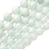 Burmese Jade Stone Beads Geometric Loose Beads Jewelry Making DIY 6/8/10mm