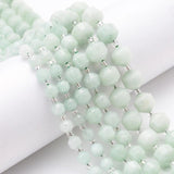 Burmese Jade Stone Beads Geometric Loose Beads Jewelry Making DIY 6/8/10mm