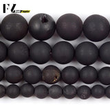 Natural Druzy Agates Beads 6/8/10/12mm Round Spacer