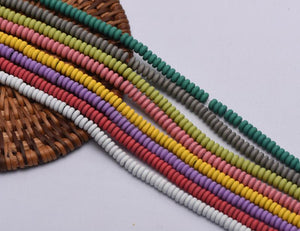 Arrival 4x2MM Hematite Spacer Beads Matte Loose Beads for Jewelry Making